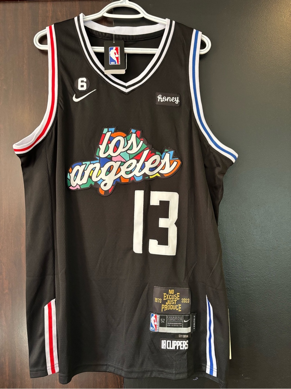 Paul George Los Angeles Clippers Nike City Edition Swingman Jersey Men 2022 NBA